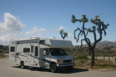 Camper in Californie